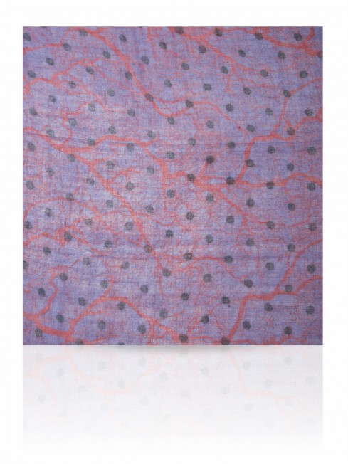 Палантин Женский ZW-TREE.DOTS/CORAL